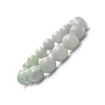 天然石 ミャンマー 翡翠 ブレスレット (18cm)　2562の画像