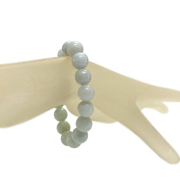 天然石 ミャンマー 翡翠 ブレスレット (18cm)　2562の画像