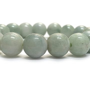 天然石 ミャンマー 翡翠 ブレスレット (17cm)　2564の画像