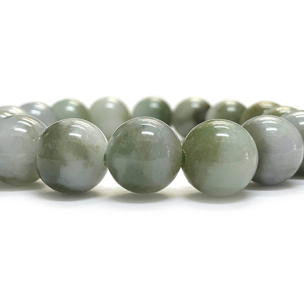 天然石 ミャンマー 翡翠 ブレスレット (17.5cm)　2568の画像