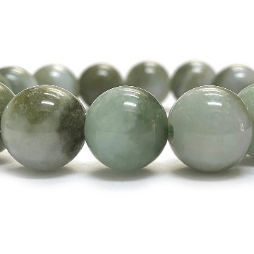 天然石 ミャンマー 翡翠 ブレスレット (17.5cm)　2568の画像