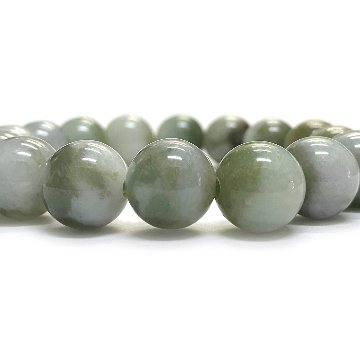 天然石 ミャンマー 翡翠 ブレスレット (17.5cm)　2568の画像