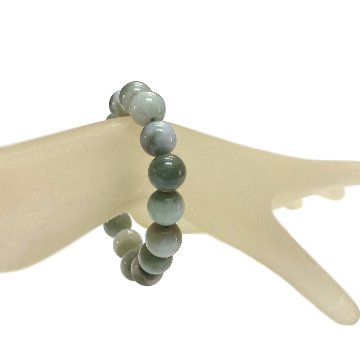 天然石 ミャンマー 翡翠 ブレスレット (17.5cm)　2568の画像