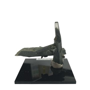 天然石  ガネーシュヒマール産  ヒマラヤ水晶 クラスター  クローライトINクォーツ（2552）プレート付きの画像