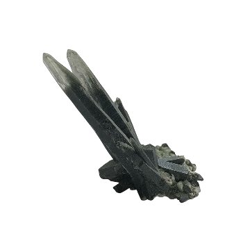 天然石  ガネーシュヒマール産  ヒマラヤ水晶 クラスター  クローライトINクォーツ（2570）の画像