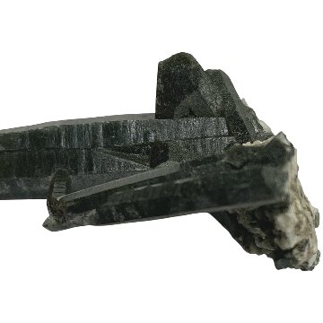 天然石  ガネーシュヒマール産  ヒマラヤ水晶 クラスター  クローライトINクォーツ（2570）の画像