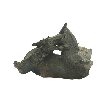 天然石  ガネーシュヒマール産  ヒマラヤ水晶 クラスター  クローライトINクォーツ（2572）の画像