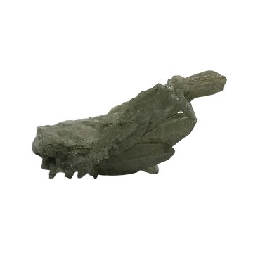 天然石  ガネーシュヒマール産  ヒマラヤ水晶 クラスター  クローライトINクォーツ（2573）の画像