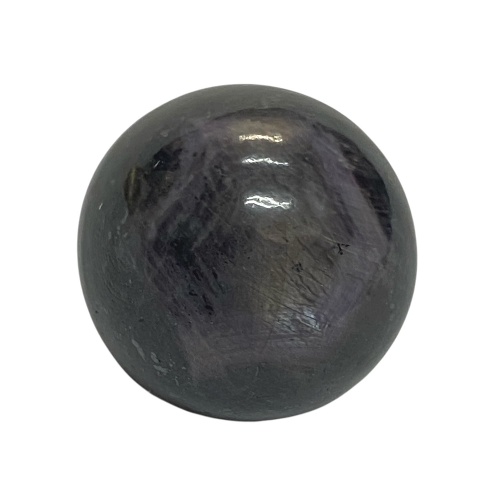 天然石 スターサファイア 丸玉 20ｍm 丸玉台座付き（2576）の画像