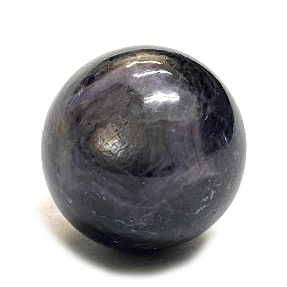 天然石 スターサファイア 丸玉 20ｍm 丸玉台座付き（2576）の画像