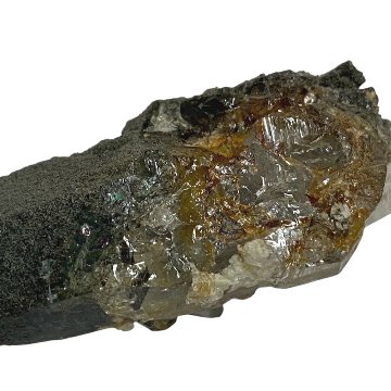 天然石  ガネーシュヒマール産  ヒマラヤ水晶 クラスター  クローライトINクォーツ（2576）の画像