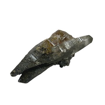 天然石  ガネーシュヒマール産  ヒマラヤ水晶 クラスター  クローライトINクォーツ（2576）の画像