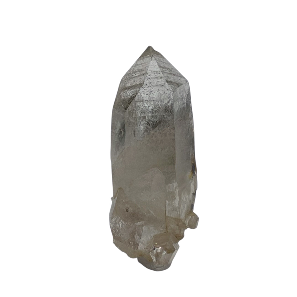 天然石  ガネーシュヒマール産  ヒマラヤ水晶 クラスター  クローライトINクォーツ（2577）の画像