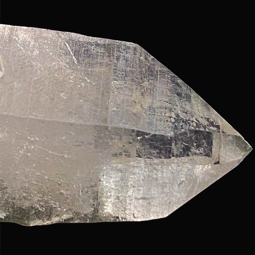 天然石  ガネーシュヒマール産  ヒマラヤ水晶 クラスター  クローライトINクォーツ（2577）の画像