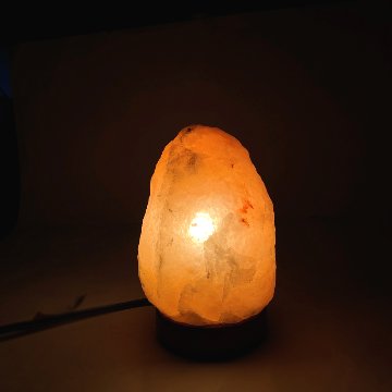 ヒマラヤ岩塩ランプ　洗浄済（114）ピンク岩塩ランプ　ソルトランプ  (限定1)の画像