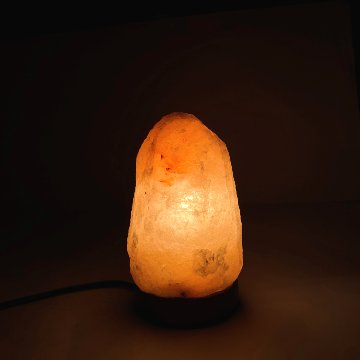 ヒマラヤ岩塩ランプ　洗浄済（114）ピンク岩塩ランプ　ソルトランプ  (限定1)の画像