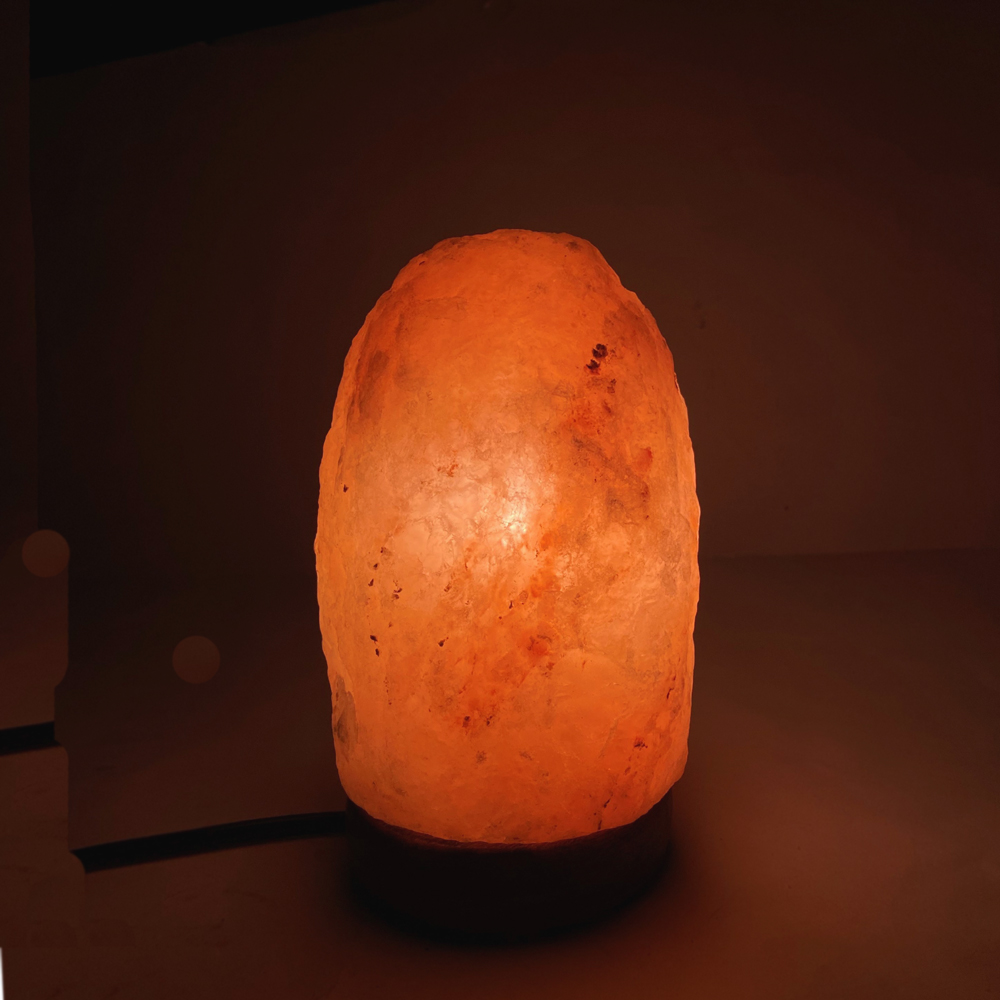 ヒマラヤ岩塩ランプ　洗浄済（115）ピンク岩塩ランプ　ソルトランプ  (限定1)の画像
