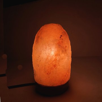 ヒマラヤ岩塩ランプ　洗浄済（115）ピンク岩塩ランプ　ソルトランプ  (限定1)の画像