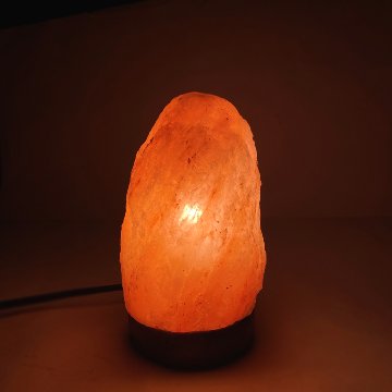 ヒマラヤ岩塩ランプ　洗浄済（115）ピンク岩塩ランプ　ソルトランプ  (限定1)の画像