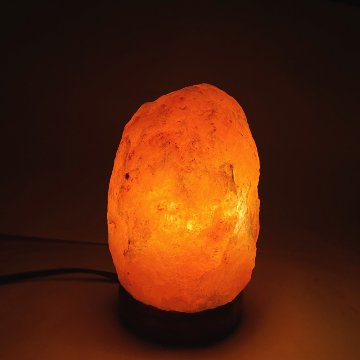ヒマラヤ岩塩ランプ　洗浄済（117）ピンク岩塩ランプ　ソルトランプ  (限定1)の画像
