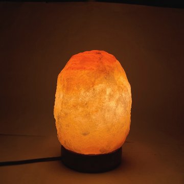 ヒマラヤ岩塩ランプ　洗浄済（118）ピンク岩塩ランプ　ソルトランプ  (限定1)の画像