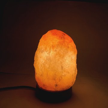 ヒマラヤ岩塩ランプ　洗浄済（118）ピンク岩塩ランプ　ソルトランプ  (限定1)の画像