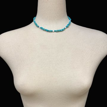 天然石 ターコイズ トルコ石 ネックレス（2587）の画像