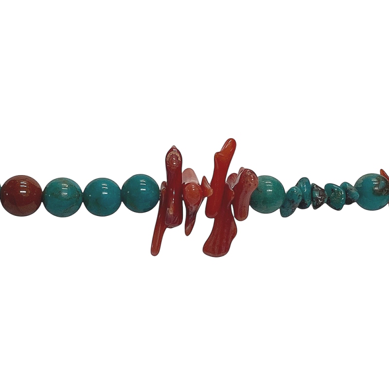 天然石 ターコイズ トルコ石 ネックレス（2588）の画像