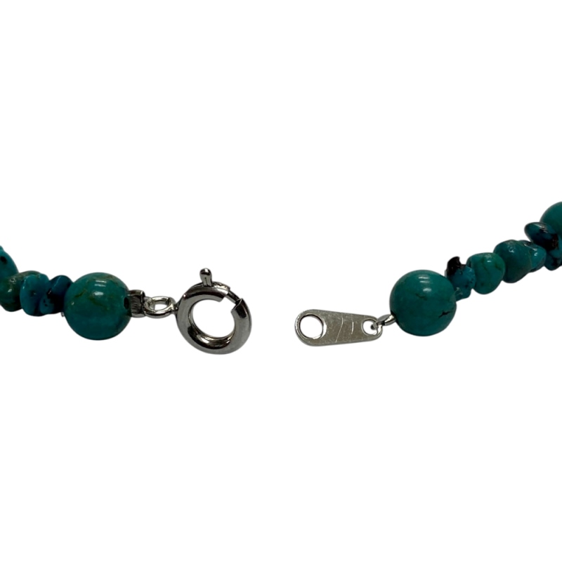 天然石 ターコイズ トルコ石 ネックレス（2588）の画像