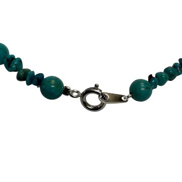 天然石 ターコイズ トルコ石 ネックレス（2588）の画像