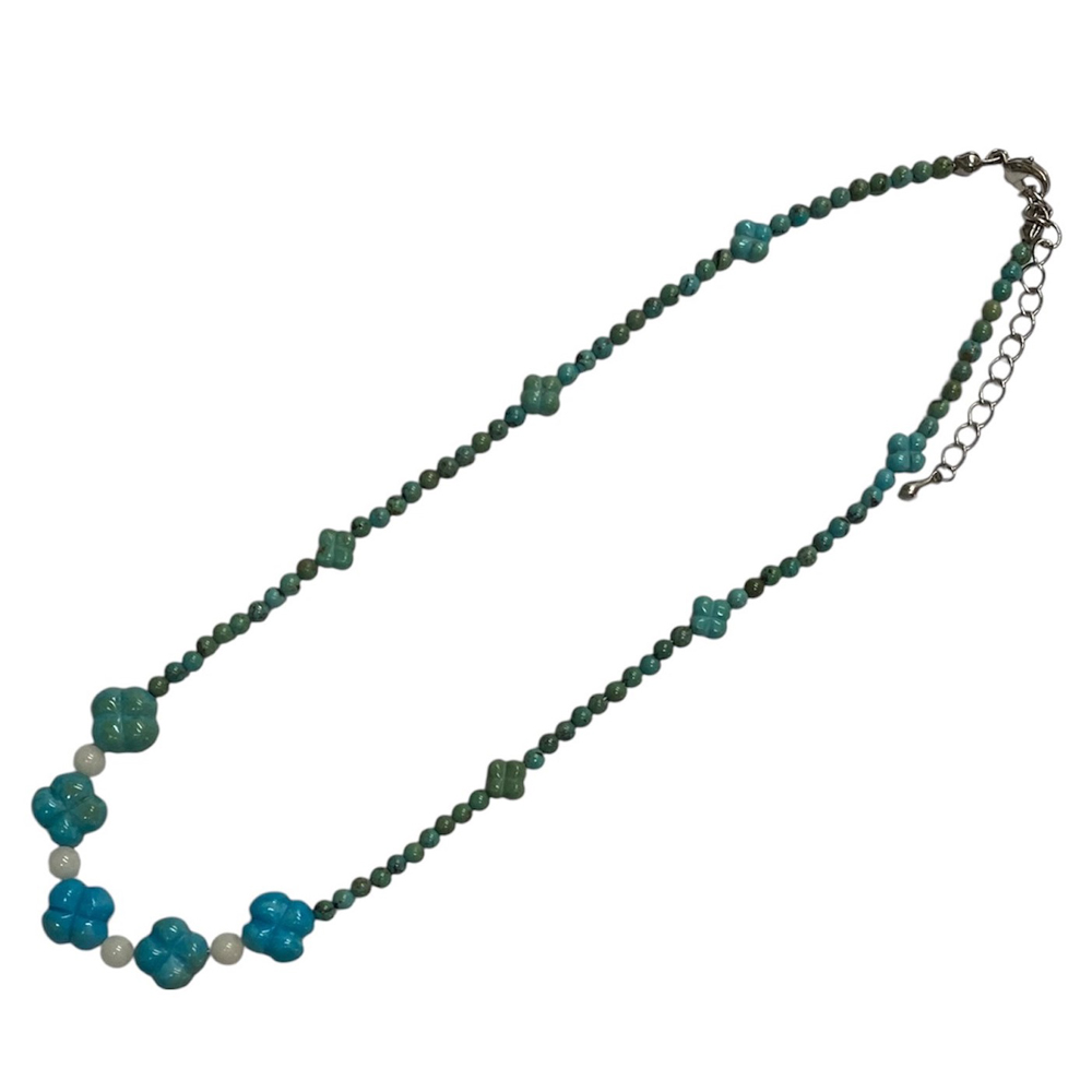 ☆特選ご奉仕☆友情の石♢人生の守護石【天然染色ターコイズ『トルコ石