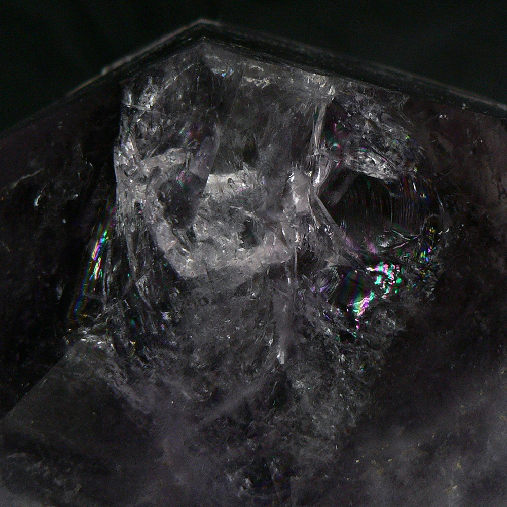 天然石 アメジスト レインボー入り 紫水晶 原石 (1601）5.2kgの画像