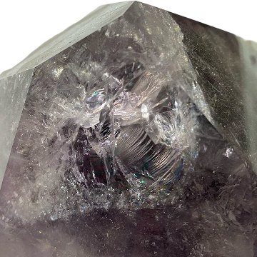 天然石 アメジスト レインボー入り 紫水晶 原石 (1601）5.2kgの画像
