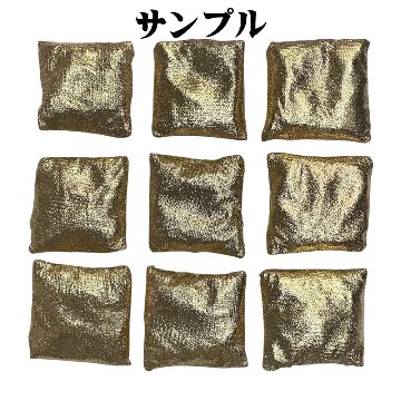 【おまかせ品】 ゴールド・シルバー の座布団 丸玉台座 ハンドメイド ディスプレイ クッション 2個セットの画像
