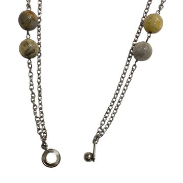 天然石 マルチストーン 2蓮ネックレス（25100）の画像