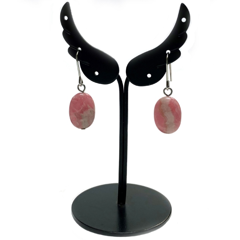 天然石 インカローズ ピアス　(25104)　の画像