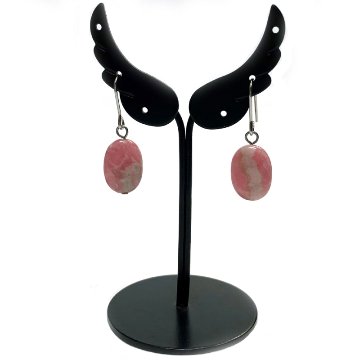 天然石 インカローズ ピアス　(25104)　の画像