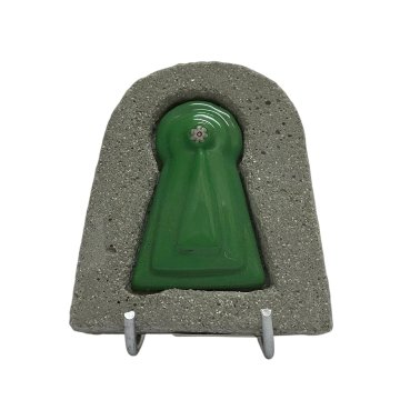 前方後円墳（古墳型）オブジェ 世界遺産 (1001) ハンドメイドの画像