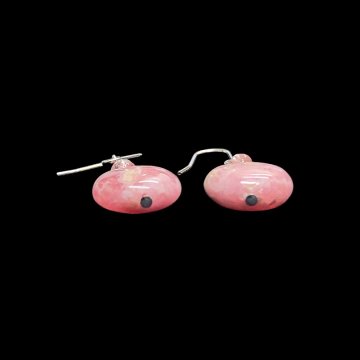 天然石 インカローズ ピアス　(25123)　の画像
