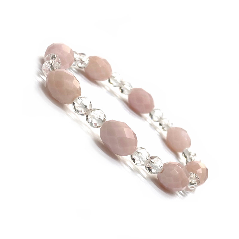 天然石  ピンクオパール ブレスレット 17cm (25128) の画像