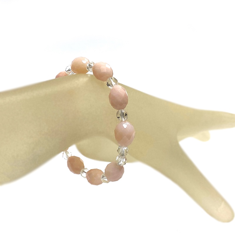 天然石  ピンクオパール ブレスレット 179.5cm (25129) の画像