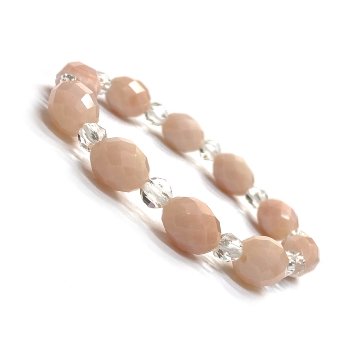 天然石  ピンクオパール ブレスレット 179.5cm (25129) の画像