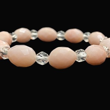 天然石  ピンクオパール ブレスレット 179.5cm (25129) の画像