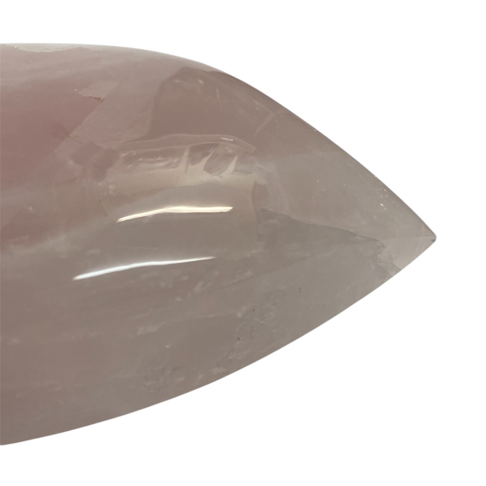 天然石 ローズクォーツ 紅水晶 レインボー 虹入り 磨き石  (25132)　　の画像