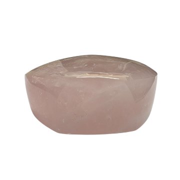 天然石 ローズクォーツ 紅水晶 レインボー 虹入り 磨き石  (25132)　　の画像