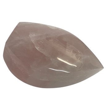 天然石 ローズクォーツ 紅水晶 レインボー 虹入り 磨き石  (25132)　　の画像