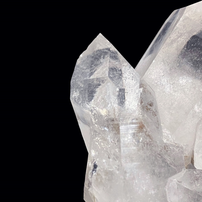 天然石 ヒマラヤ水晶  クラスター レインボー 虹入り 原石（25133）水晶原石の画像