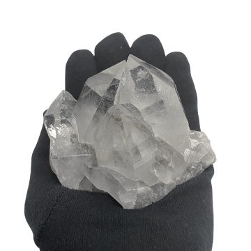 天然石 ヒマラヤ水晶  クラスター レインボー 虹入り 原石（25133）水晶原石の画像