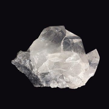 天然石 ヒマラヤ水晶  クラスター レインボー 虹入り 原石（25133）水晶原石の画像