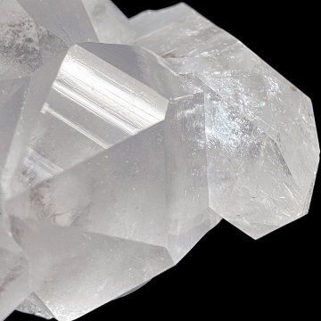 天然石 ヒマラヤ水晶  クラスター レインボー 虹入り 原石（25133）水晶原石の画像
